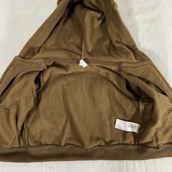 Old Navy Baby Fleece Bear Ears Hoodie Zip-Up Jacket - Picture 5 of 7